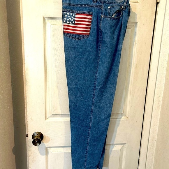 Tommy Hilfiger Denim - Tommy Hilfiger Size 16 American Flag Y2K